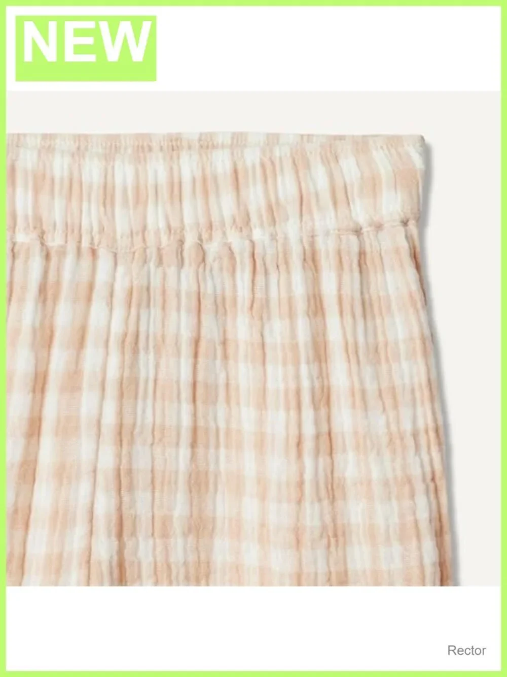 N/A lightweight gingham